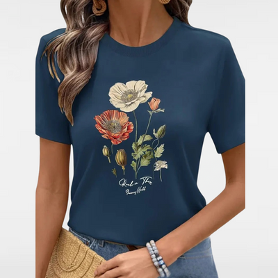 YVETTE | CHEMISE FLORALE DÉCONTRACTÉE