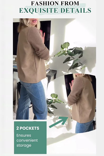 Athena | Manteau Boutonné Décontracté Élégant