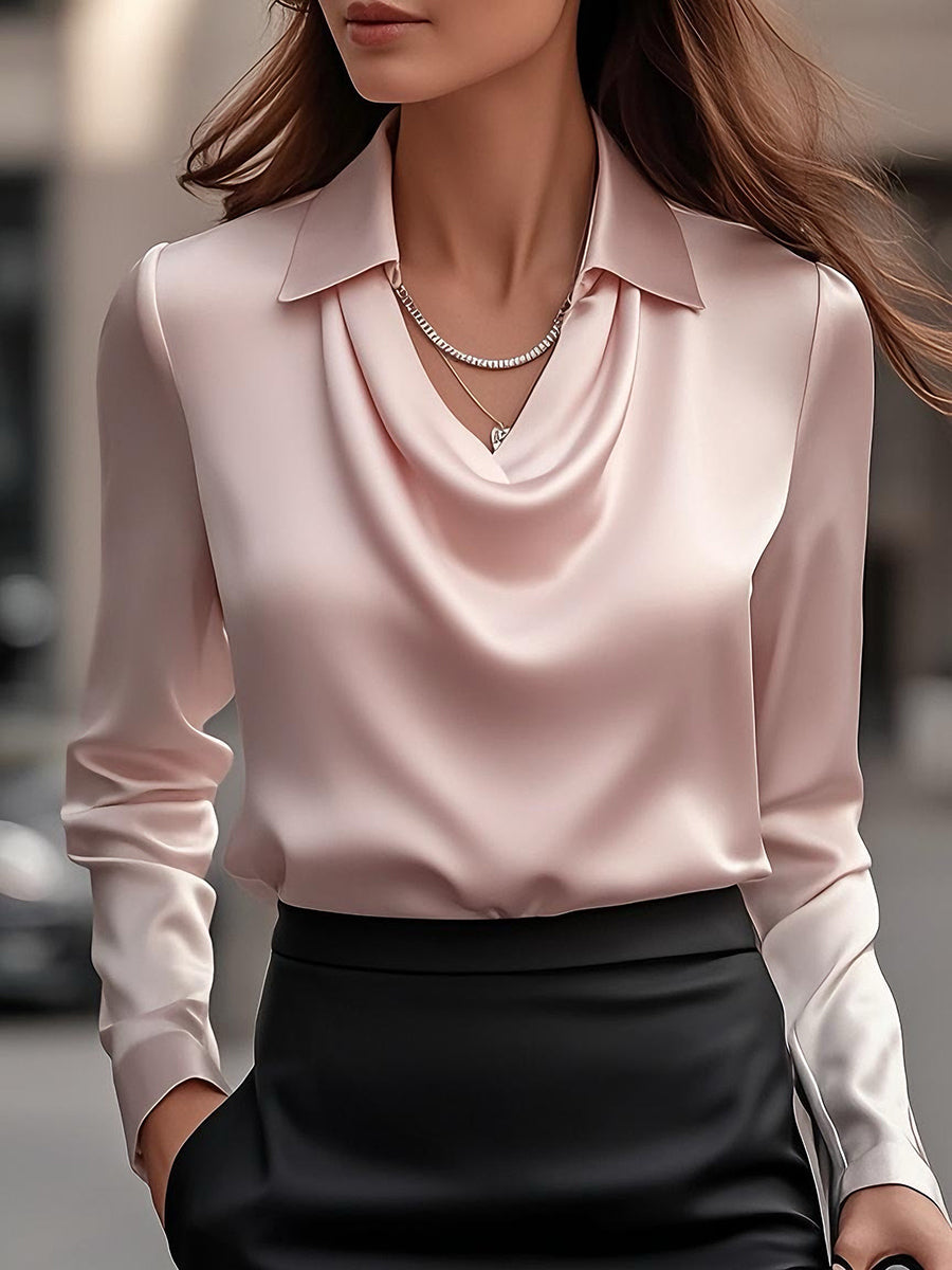 BLAIRE | BLOUSE EN SATIN ÉLÉGANT