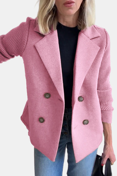 Athena | Manteau Boutonné Décontracté Élégant