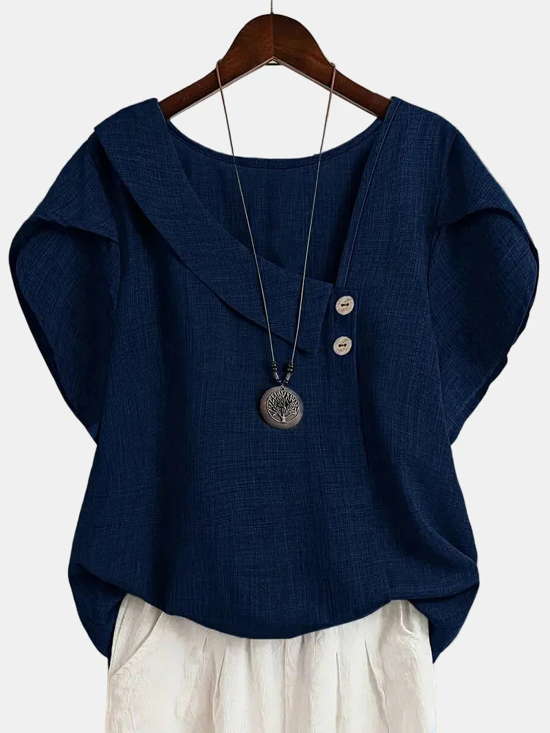 Saddie | Blouse Asymétrique Décontractée