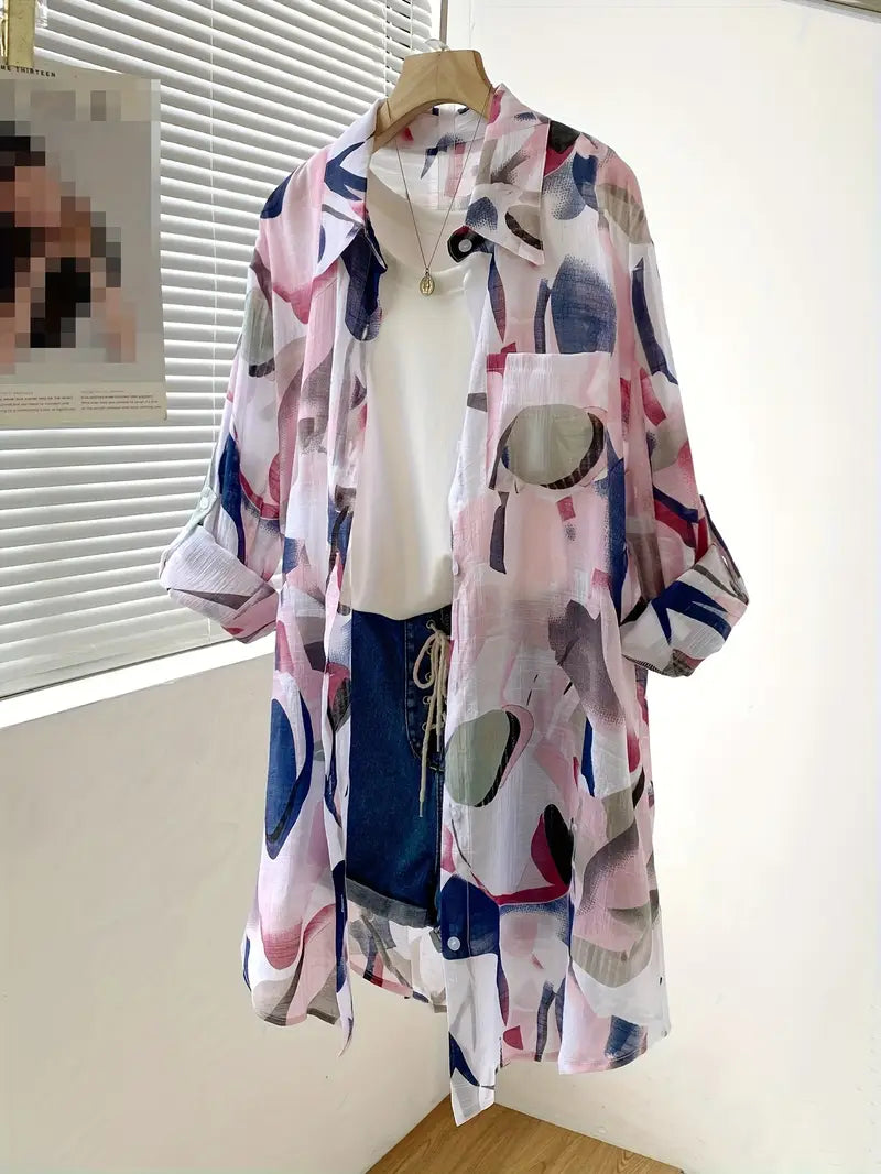 VICKY | BLOUSE IMPRIMÉE ÉLÉGANTE