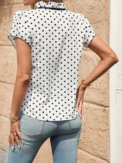 ROSEMARY | BLOUSE À MANCHES VOLANTES ÉLÉGANTES