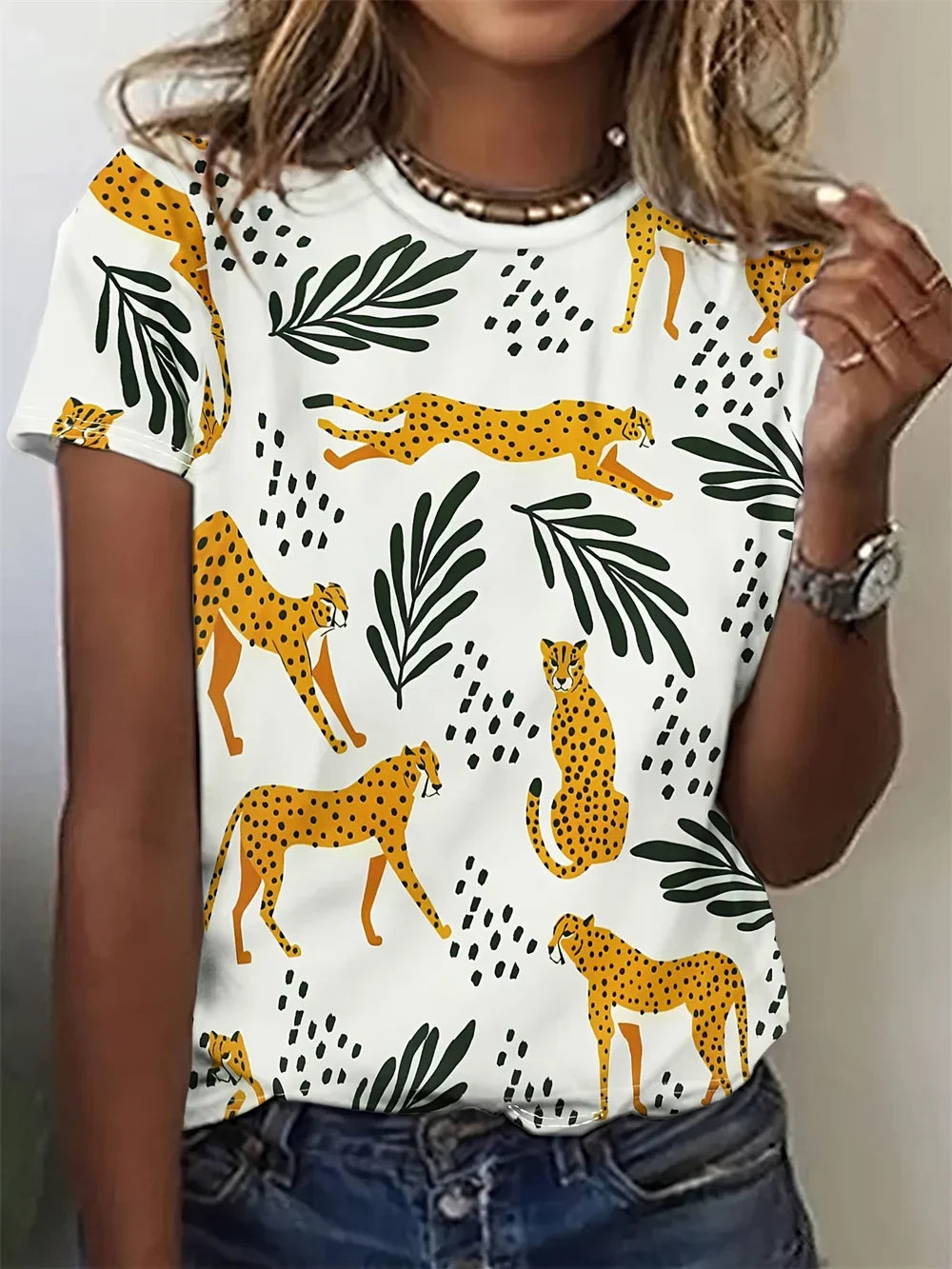 PAUI | BLOUSE CASUAL IMPRIMÉ ANIMAL
