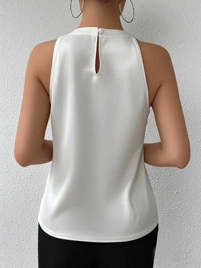 CYRENE | BLOUSE SANS MANCHES LUXUEUSE