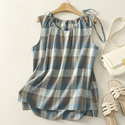 ERIS | HAUT EN LIN SANS MANCHES