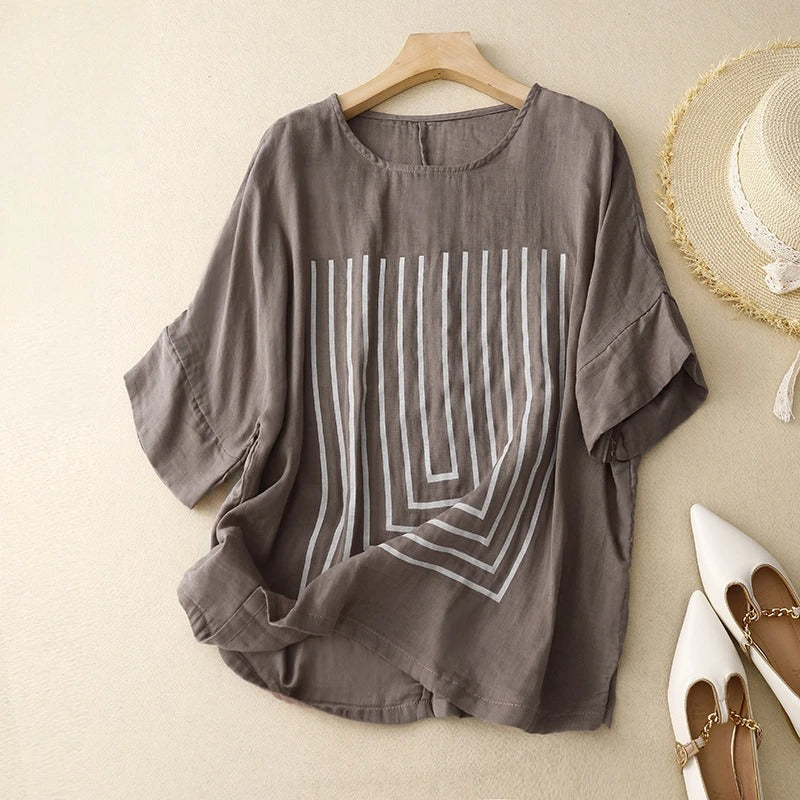 JULIANNA | CHEMISE EN LIN DÉCONTRACTÉE