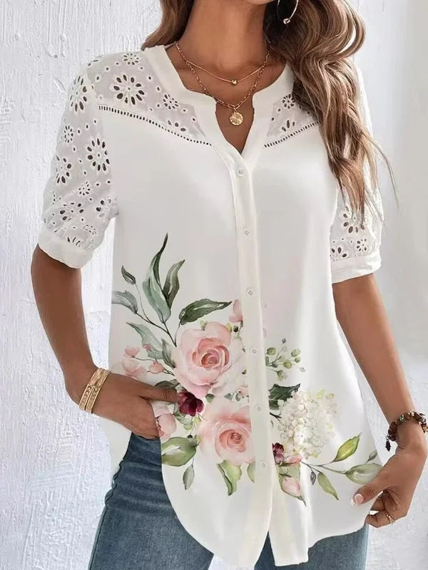 ANDI | BLOUSE EN DENTELLE CASUAL