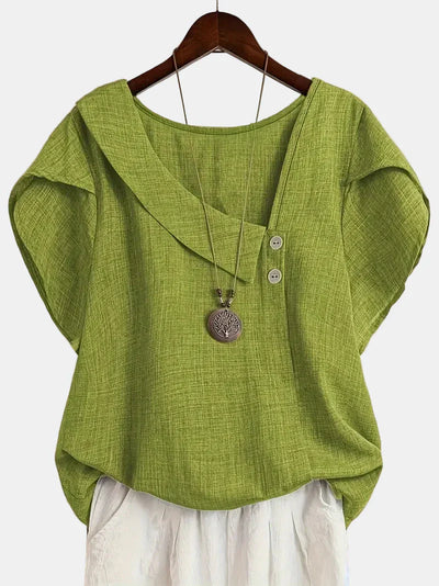 Saddie | Blouse Asymétrique Décontractée