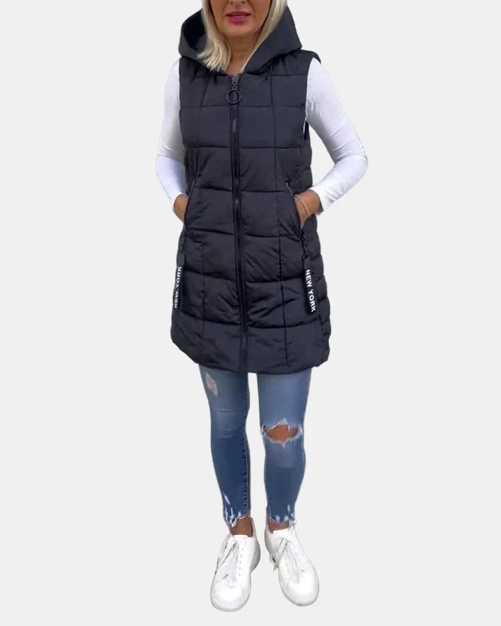 Solene | Manteau sans manches rembourré