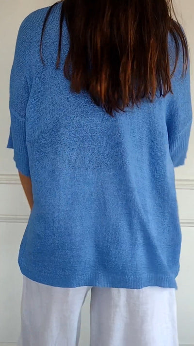 AMANDA | BLOUSE EN TRICOT DÉCONTRACTÉE