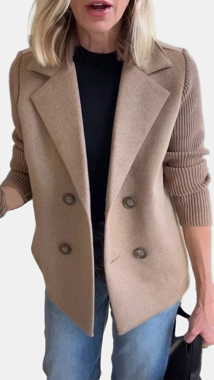 Athena | Manteau Boutonné Décontracté Élégant