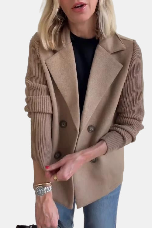 Athena | Manteau Boutonné Décontracté Élégant