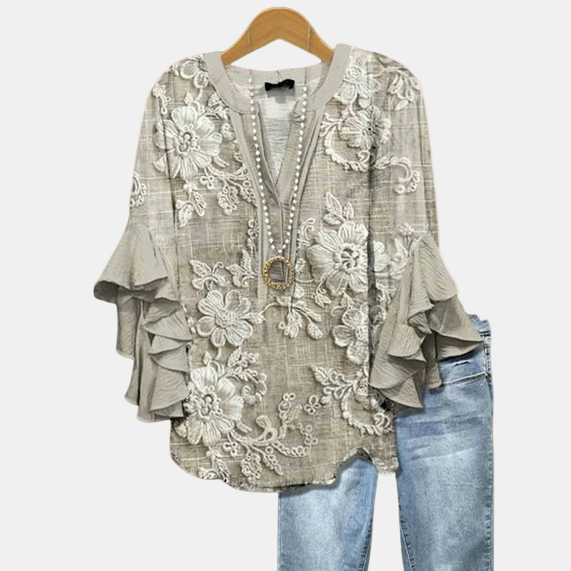 Lizzy | Blouse Florale Intemporelle